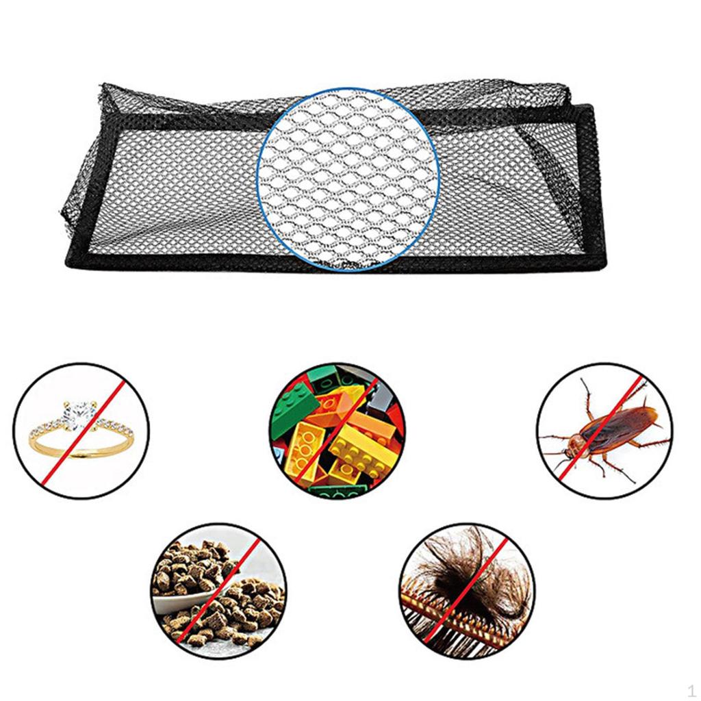 Floor Register Black Accessories Easy to Install Supplies Walkable Grate Vent Cover for Dorm