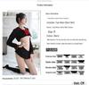 Seductive Sailor Costume: Pleated Mini Skirt & Lingerie Set - Free Size