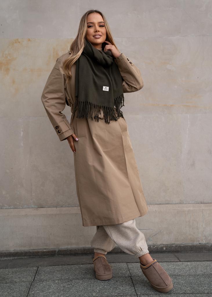 Scarf 180x70 PTN SP100C-5431 Khaki