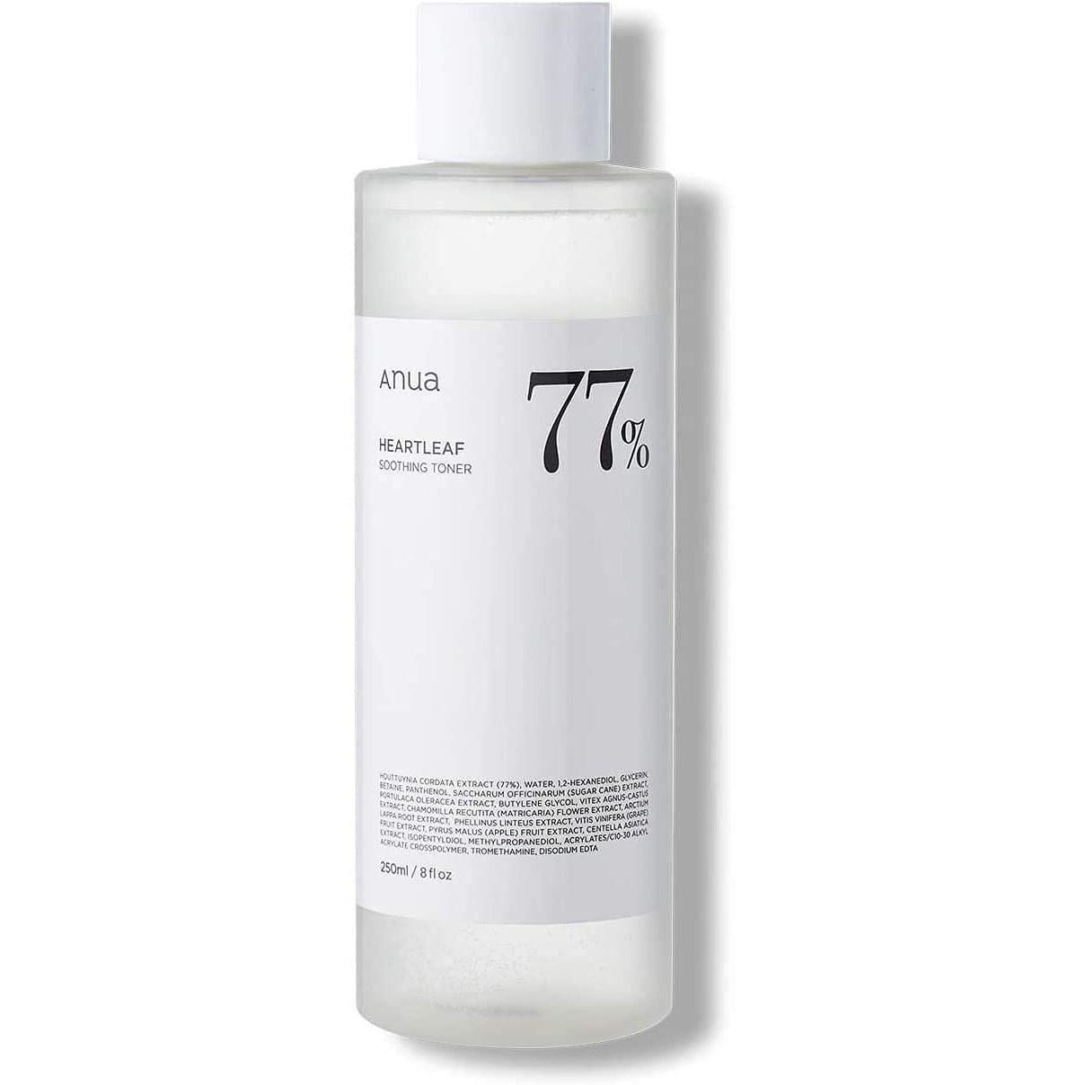 ANUA Dokudami 77 Soothing Toner 250ml Lotion Skincare Sensitive Skin Calming Care