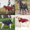 Reflective Hooded Waterproof Windproof Raincoat for Large Dogs and Puppies