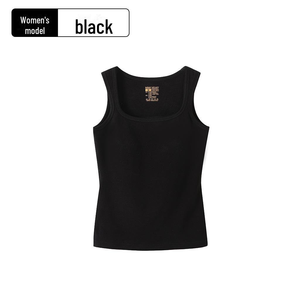 

Yifeisi Термошелковый бюстгальтер-подкладка Vest - женское норковое шелковое утепленное нижнее белье XXL