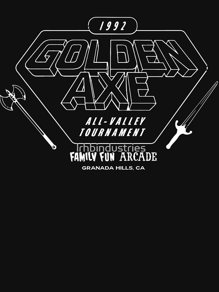 Golden Axe 1992 Golden Axe All Valley Arcade Tournament Maglietta Essenziale