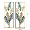 Nordic Wrought Iron Plants Flowers Wall Sticker Decoration Home Room TV Background Accessories Office Hotel Wall Murals Items