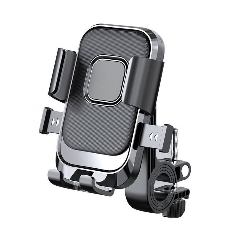 Motorcycle Electric Vehicle Phone Holder Riding Phone Mount Aluminum Alloy Car Mount handlebar чёрный