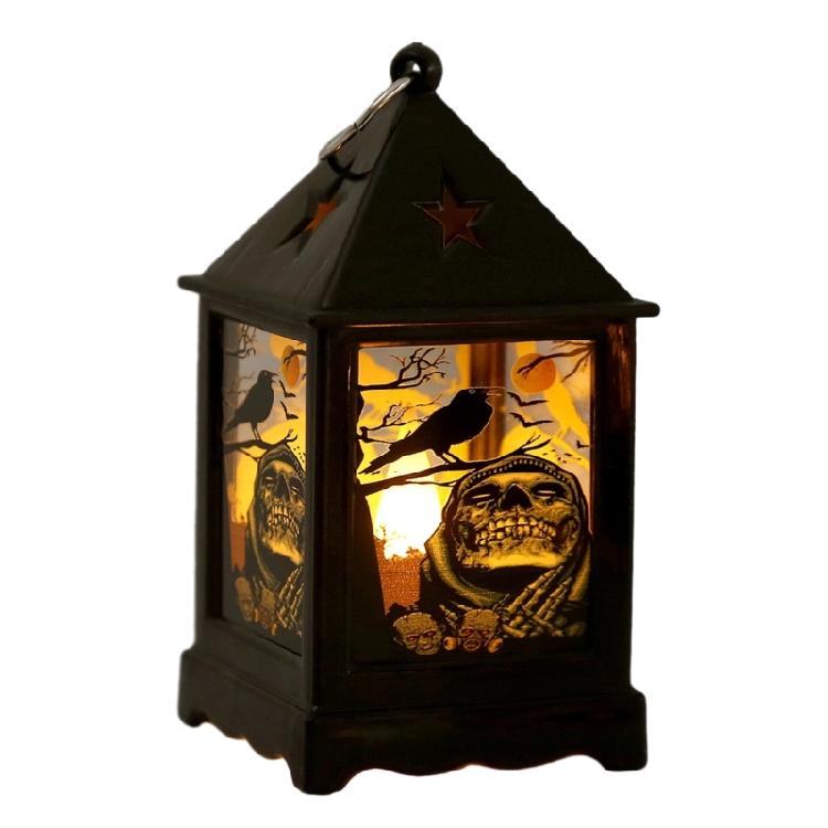Home Horror Props Kids Toy Halloween Pumpkin LanternsLED GhostLantern LampsLight