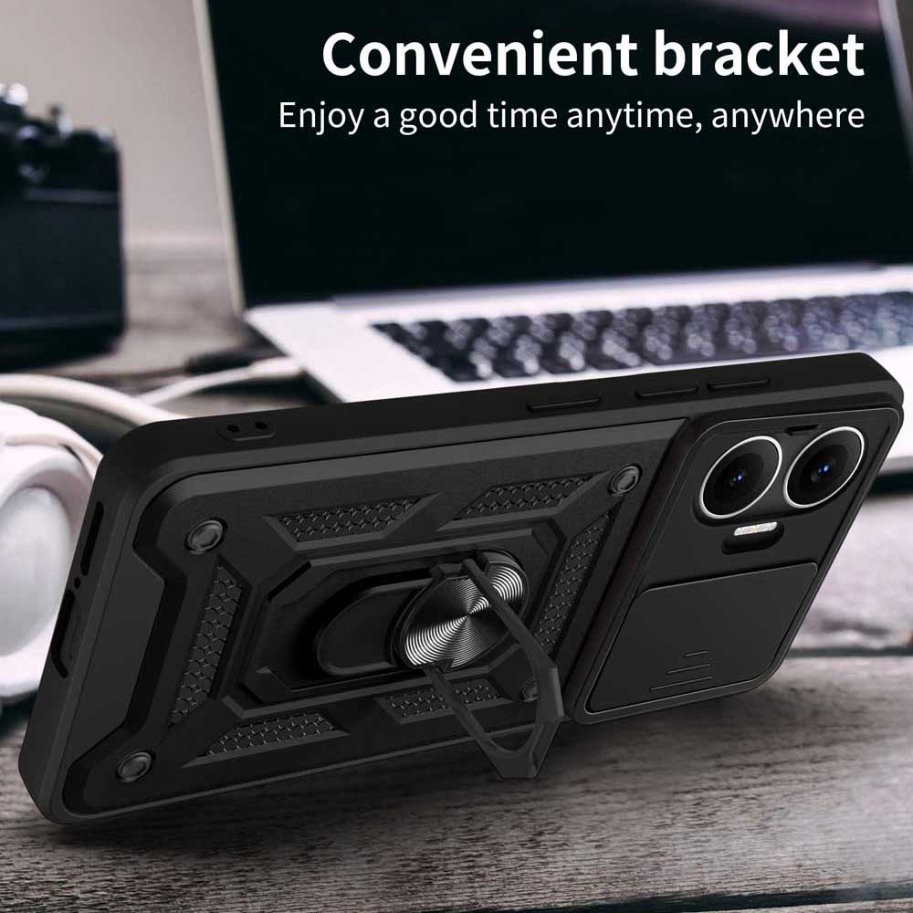 Stoßfeste Panzerhülle für Mi POCO F7 PRO 5G F7 Handyhülle mit Autohalterung Kameraobjektivschutz Fundas für Mi POCO F7 Ultra