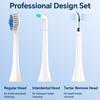 Rechargeable Smart Electric Toothbrush Set with Dental Tartar Remover & Interdental Brush, Compatible with Philips Sonicare Head