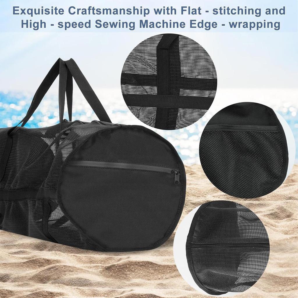 Netz Tauchtasche Scuba Surfen Schnorchelausrüstung Organizer Faltbare Große Reisetasche für Basketball Volleyball Fußball Sportausrüstung Tasche