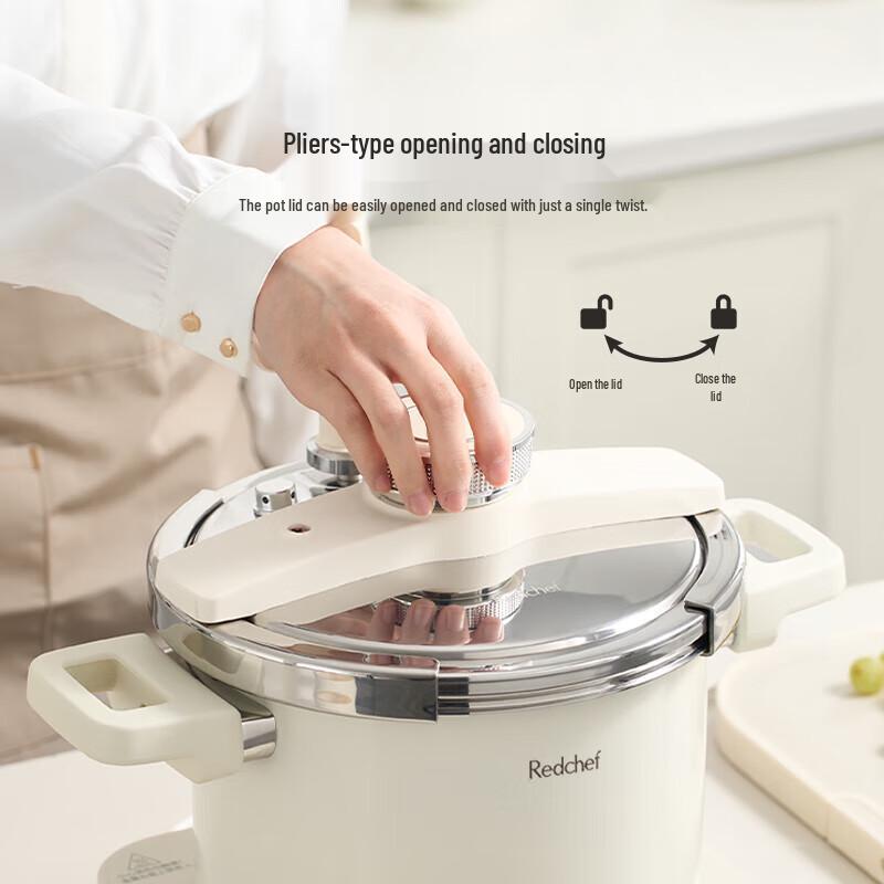 REDCCHEF 6L Tlakový hrnec z nerezové oceli 304