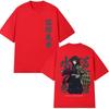 Anime Demon Slayer Water Hashira Tomioka Giyuu Double Sided Print Tshirt Unisex Women Fashion Casual Cotton T Shirts 2026 Summer