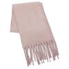 New style solid color pulled hair thickened warm scarf women's winter fashion men's women's scarf scarf scarf shawl