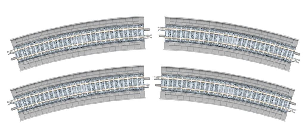 TOMYTEC TOMIX N Gauge PC Rail with Viaduct Set of 4 1876 Railway Model Supplies HC541-15-PC (F)