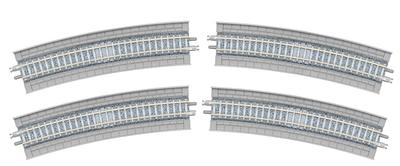 TOMYTEC TOMIX N Gauge PC Rail with Viaduct Set of 4 1876 Railway Model Supplies HC541-15-PC (F)