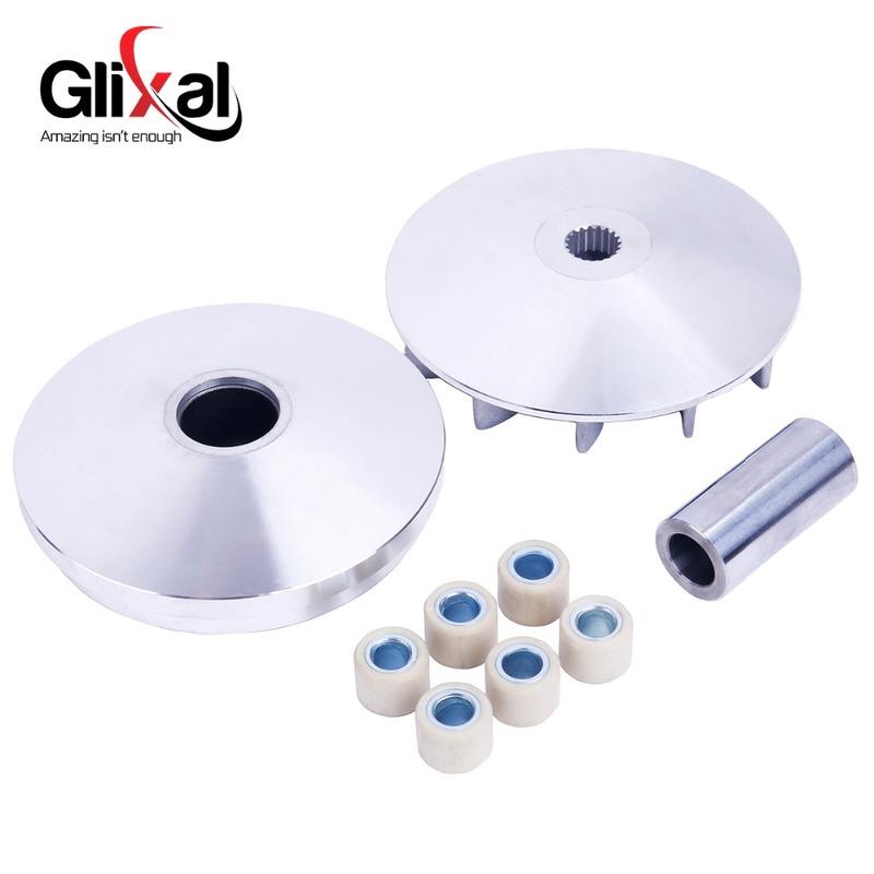 GY6 125cc 150cc Variator Kit Front Clutch Drive Pulley with Roller Weights for 152QMI 157QMJ Chinese Scooter Moped Go Kart UTV