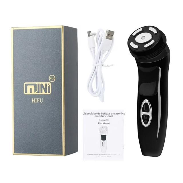 

Перезаряжаемый мини-HIFU четвертого поколения 4-в-1 Ультразвуковой косметический прибор для лифтинга, подтяжки и ионофореза в домашних условиях