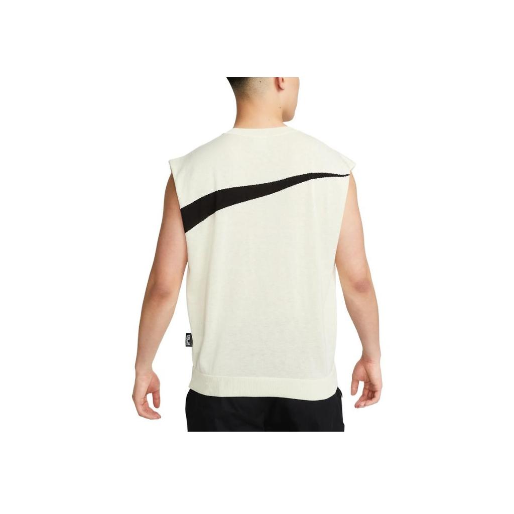 Nike Swoosh Colorblock V-Neck Sleeveless Vest Men Tops Coconut-Milk FD2874-113
