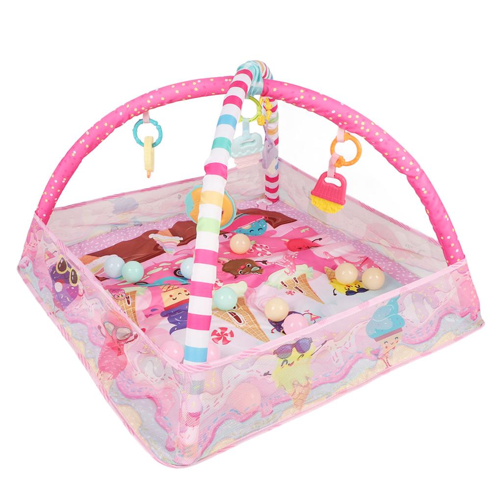 Mata edukacyjna dla niemowląt Kwadratowa Wzór Kreskówkowy Fabryka Cukierków Wielofunkcyjna Bezpieczny Plastik Składana