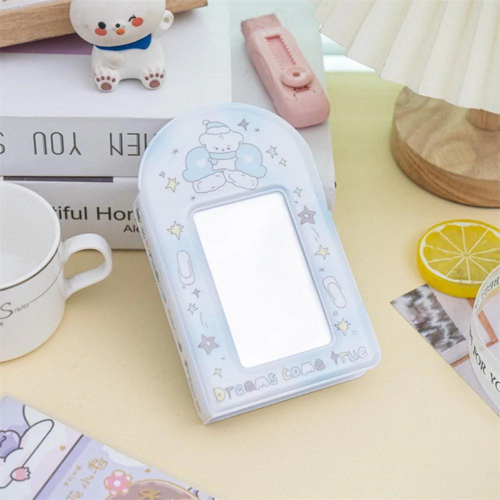 Mini Three Inch Photo Album Sweet Pendant Card Storage Photocard Holder Idol Card Collection Hollow Photo Album Photo Holder