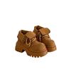 British-Style Petite Platform Martin Boots - Women's Vintage Autumn Short Boots with Height-Enhancing Slimming Effect