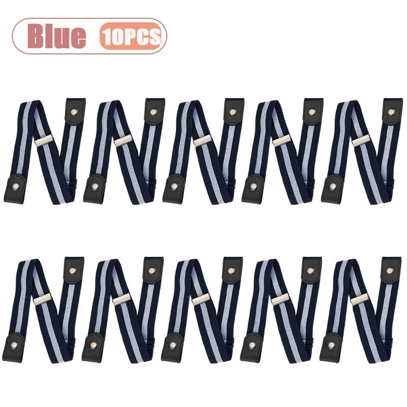 1-10PCS Buckle Free Comfortable Elastic Belt for Women Men Buckle Less No Bulge No Hassle Invisible Belts Stretch Waistband
