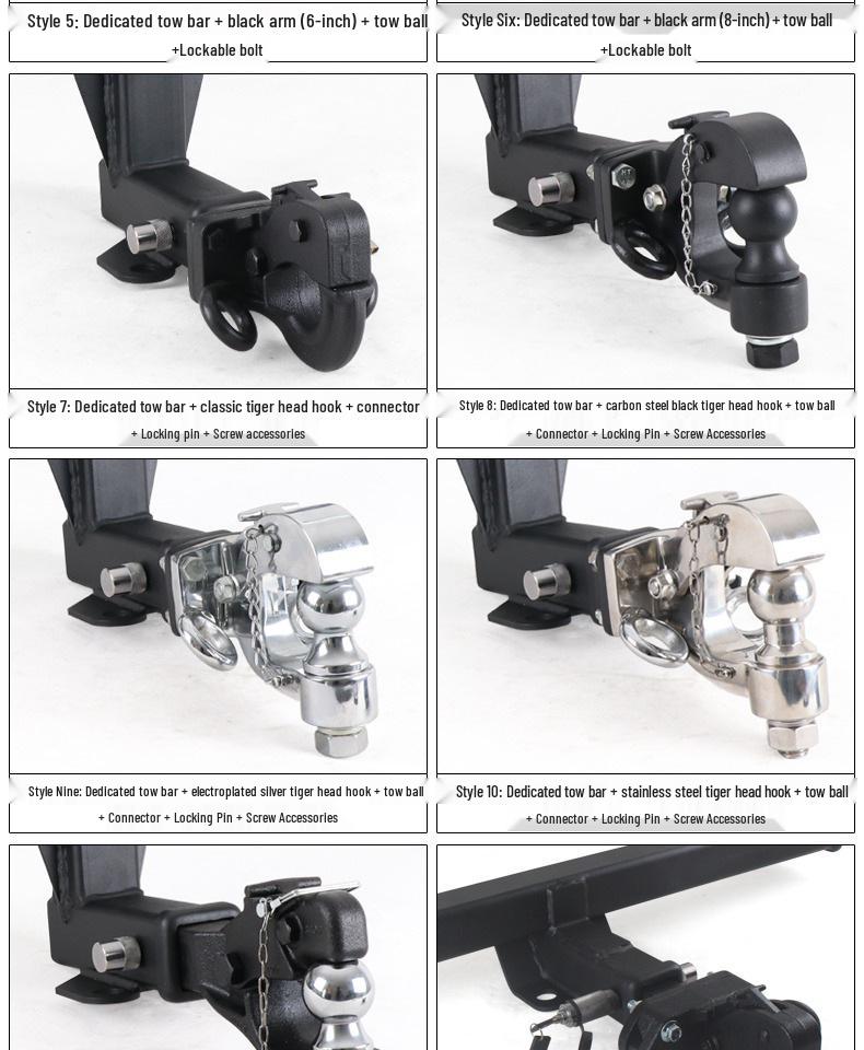 Trumpchi GM8 Tow Hook Bracket: Modified Trailer Hitch, Rear Tow Hook, Decoupling for RV.