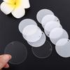 With Hole Discs Circles Keychain Acrylic Clear Circle Blanks Discs Keyrings Acrylic Blank Keychain