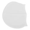 Swim Bathing Cap Silicone Waterproof Swimming Head Cover Professional with Ear Protection for Adult Long HairWhite