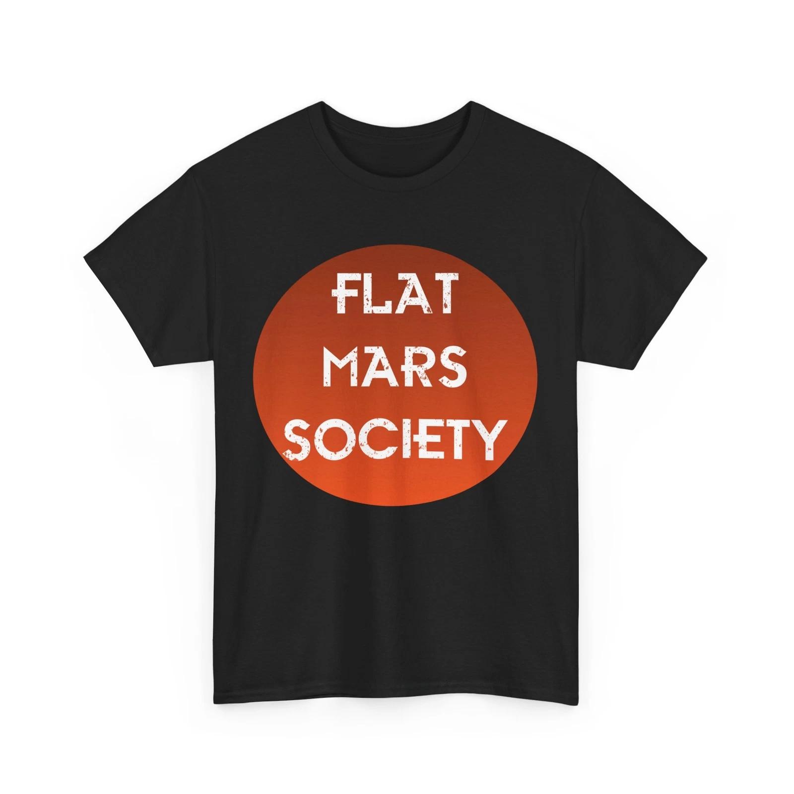 Astronaut Shirt, Flat Mars Society Space Lovers Women Men T-shirt L