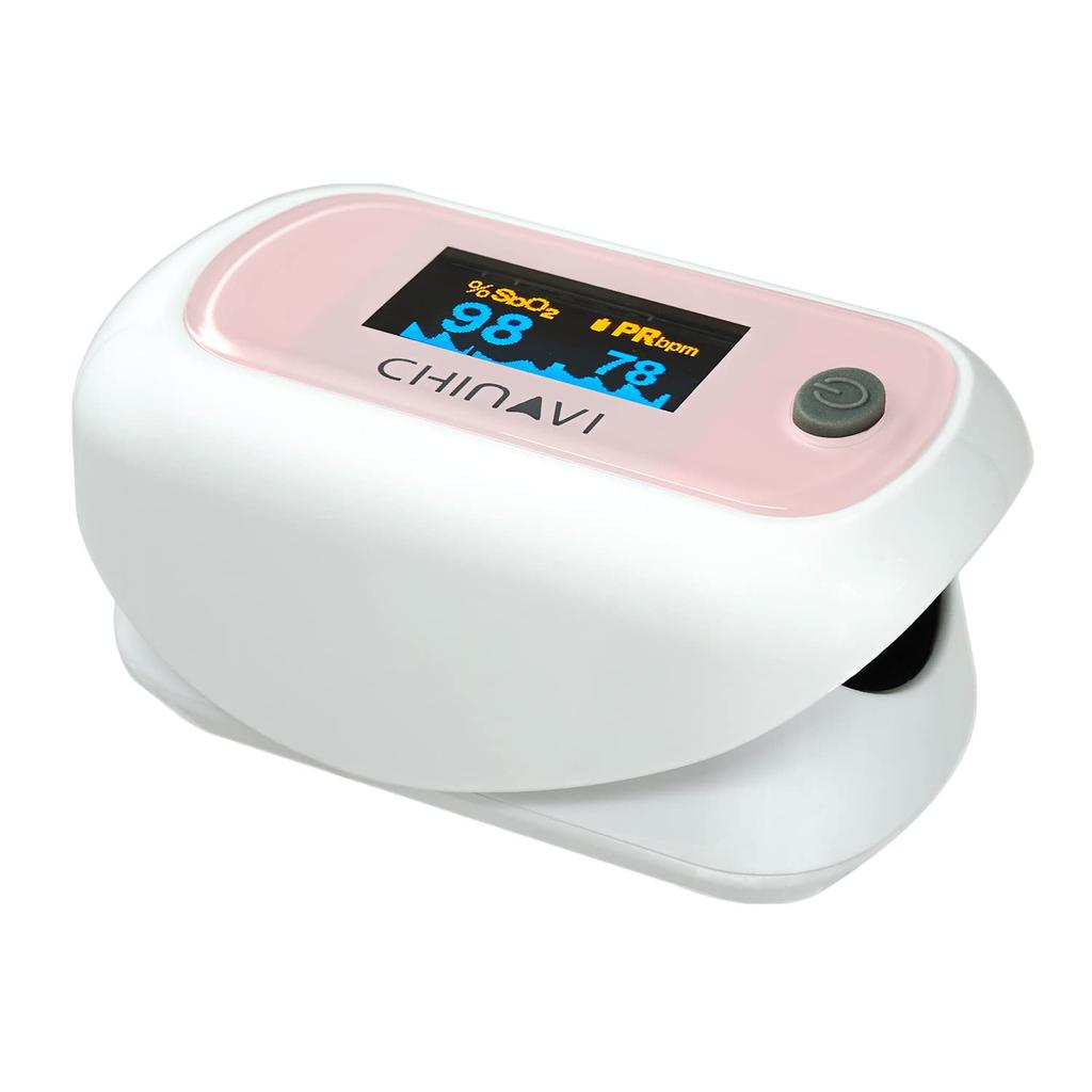 Device Pulse Oximeter with Oxygen Concentration Auto Power Pouch Chinabi MD300CN [Medical Certification] Light-shielding Cover, Meter, Off, Included,