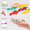 5pcs Dinosaur Pinch Finger Barrage Stress Relieving Toy TPR Turkey Finger Barrage Children's Birthday Party Most Popular Gift