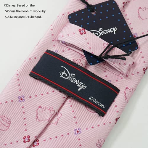 Winnie the Pooh Necktie DN917081 Pink Business Brand Necktie Present [Disney]