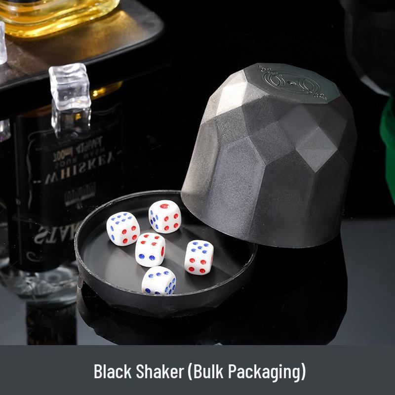 Diamond Dice Cup Set with Stopper and Base for Shaking Dice
