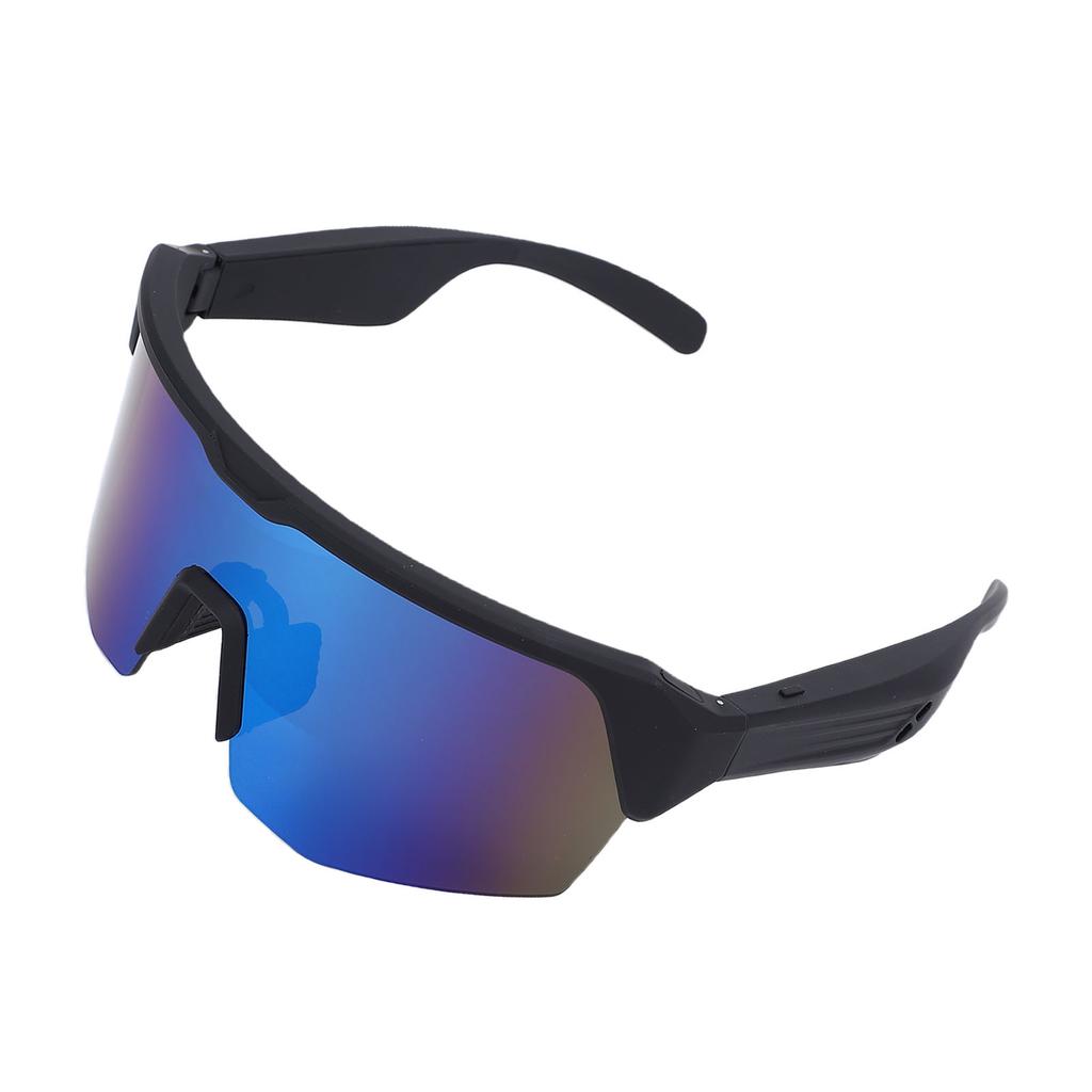 Sports Bluetooth Glasses Wireless Smart Cycling Sunglasses with Blue Polarized Lenses Built in Mic Speakers for Outdoor