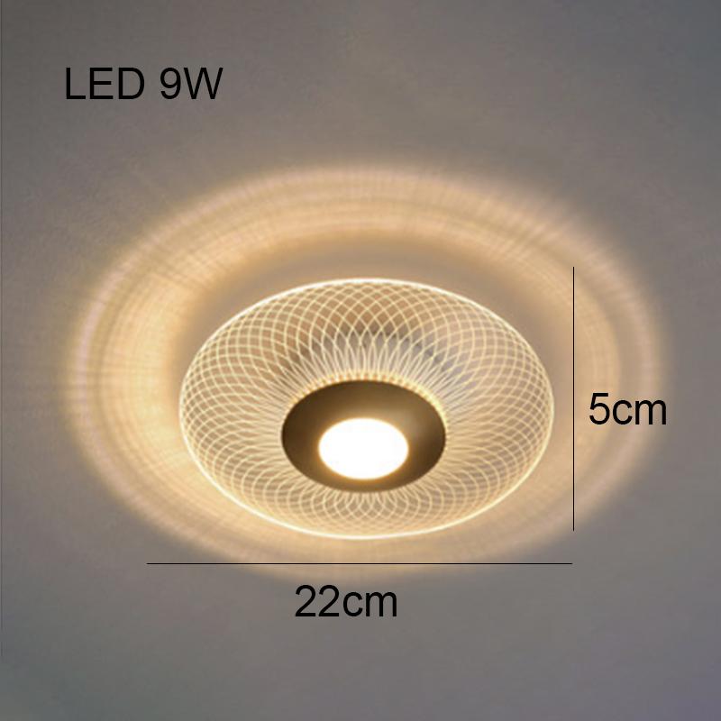 2024 new flower-shaped ceiling lamp corridor aisle porch balcony lights modern bedroom cloakroom simple creative round lighting