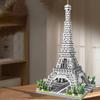 MOC Paris Tower Street View Building Block Mini Diamond Small Particle Assembly Building Block Decoration Toy