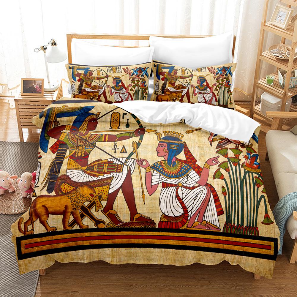 Fashion Technology Printing, 3D Digital Printing, Bedding, Duvet Covers, Pillowcases, Three-piece Sets