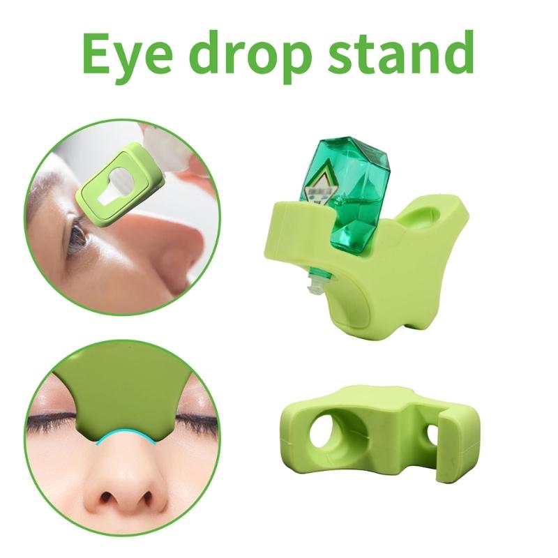 Siliconen Oogdruppel Gids Applicator Makkelijk Gebruik Oogdruppel Hulp voor Verzorgers Ouderen Visueel Gehandicapten Ergonomisch