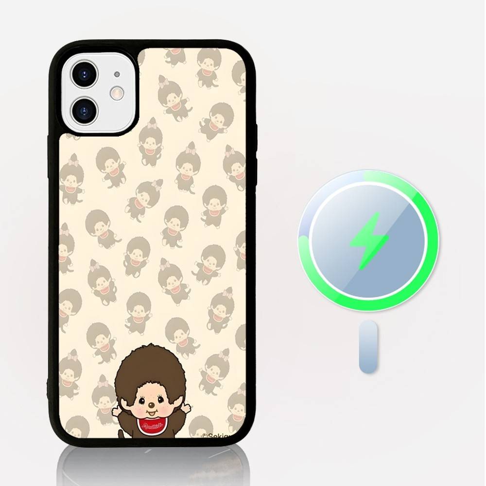 

Cute Cartoon M-Monchhichi Phone Case Magnetic Case For IPhone 16 14 13 12 11 15 Pro Max Plus For Magsafe Wireless Charge Cover iPhone 16