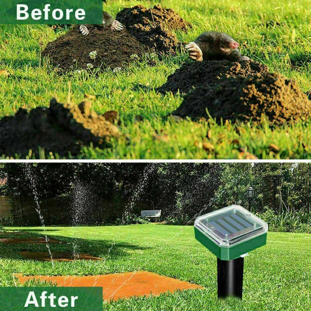 Snake Farm Mole Rat Repellent Solar Ultrasonic Repeller Solar Power Repellent Repeller Pest Rodent