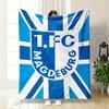1.FC Magdeburg Buntes Logo für alle Jahreszeiten Decke Mittagspause Überwurf Geschenk