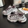 New platform dad shoes spring women's shoes increase height and show small feet lightweight casual running shoes mountaineering sports shoes