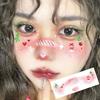 Christmas Face Sticker Corner Of Eyes Sticker Temporary Tattoos Body Art Party Self Adhesive Love Creative Cute Colorful Sweet