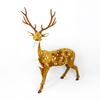 Christmas Reindeer Plush Ornament Set for Window and Tree Decorating