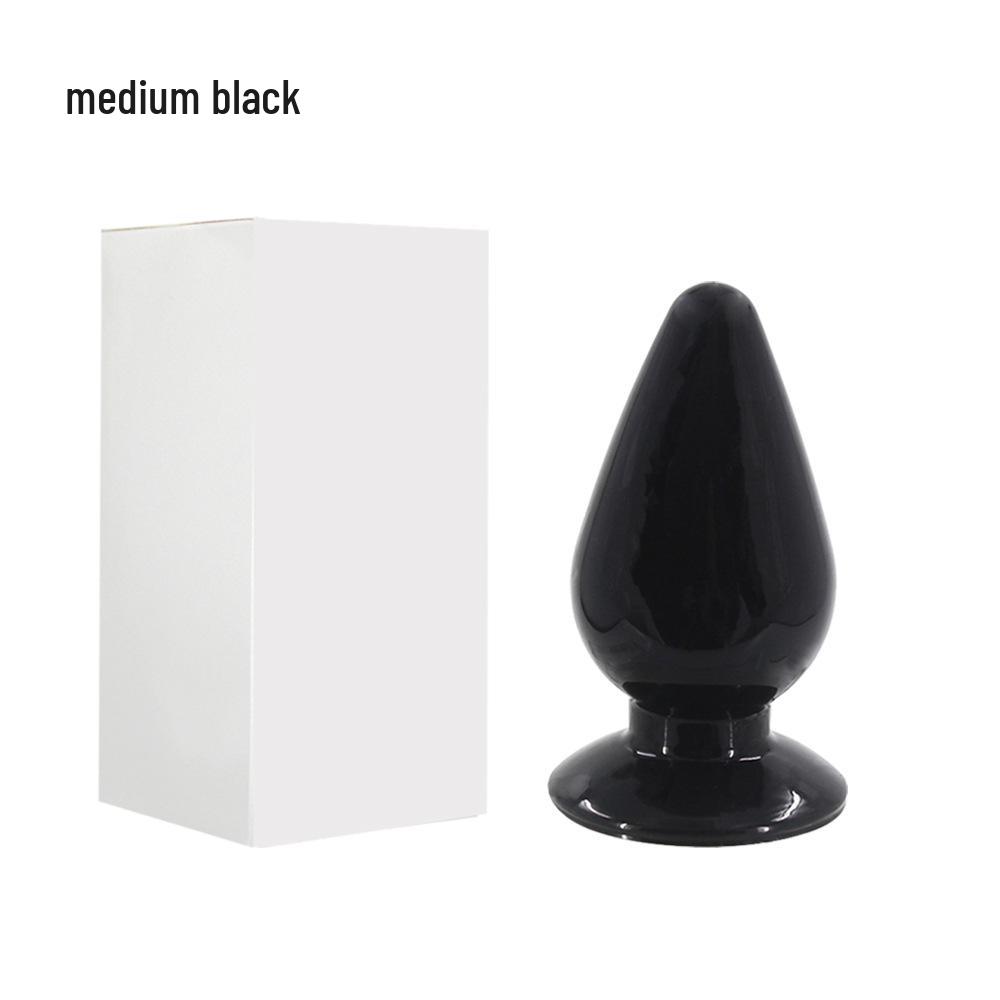 Jumbo Transparent Anal Plug Set: Large, Medium, Small High-Clear Beads