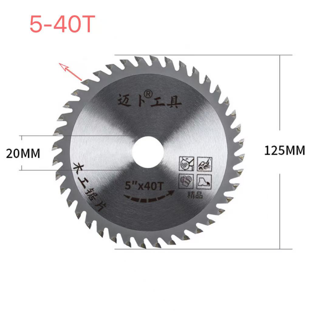4"/5"/7" Carbide Tip Angle Grinder Cutting Disc Alloy Saw Blade Wood Disc for Electric/Aluminum/Table/Dust-Free Dril 1pc