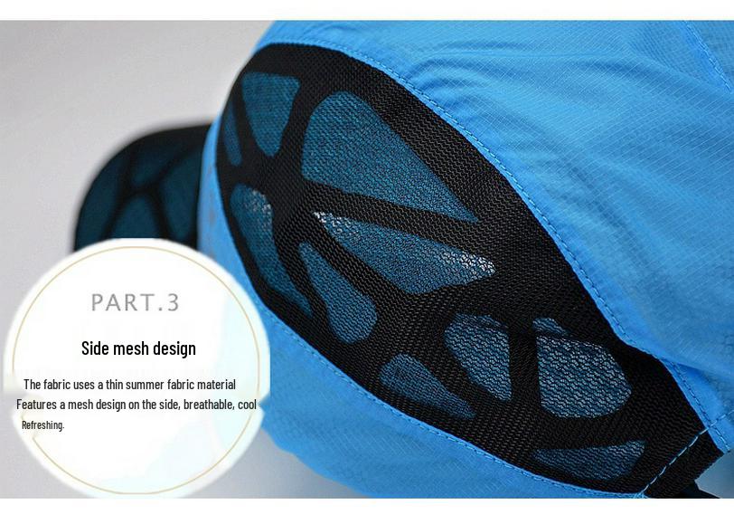Unisex Quick-Dry Sun Hat: Summer Baseball Cap, Breathable Outdoor Duckbill Cap
