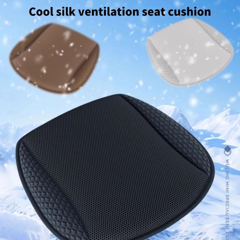 Ventilated Auto Cushions with 8 High Speed Fans & Breathable 3D Mesh Multiple Surfaces Cooling Pad for Summer Driving Comfort