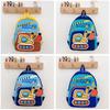 Cartoon Anime School Backpack Ergonomic Straps Lightweight Nylon For Preschool Kids Essentials