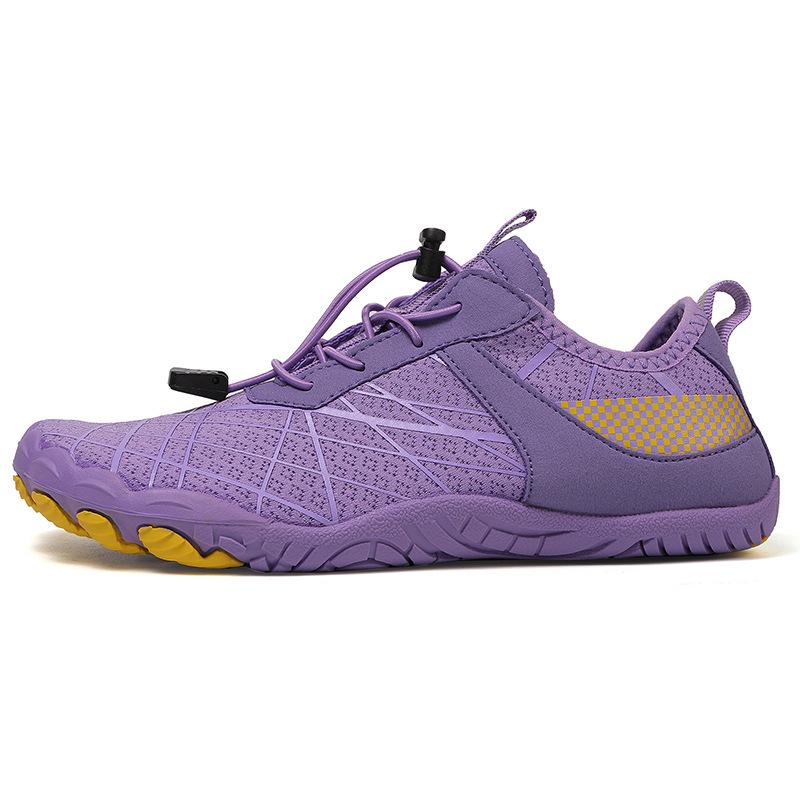 Barefoot Five-Finger Yoga & Sports Shoes - Men's & Women's Non-Slip Breathable Athletic Footwear for Jump Rope & Trekking.